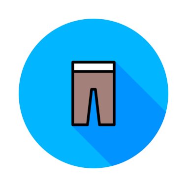 pantolon simgesi vektör illüstrasyonu 