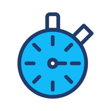 kronometre simgesi, vektör illüstrasyonu 