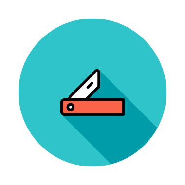 bıçak simgesi vektör illüstrasyonu 