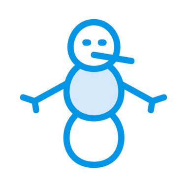 kardan adam düz stil ikonu, vektör çizim 