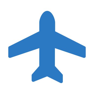 düzlem ikonu vektör illüstrasyonu 