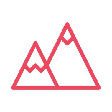 dağ ikonu vektör illüstrasyonu 