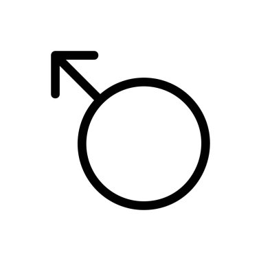 Erkek simge vektör çizim 