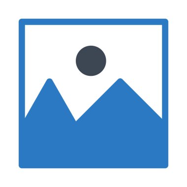 dağ ikonu vektör illüstrasyonu 