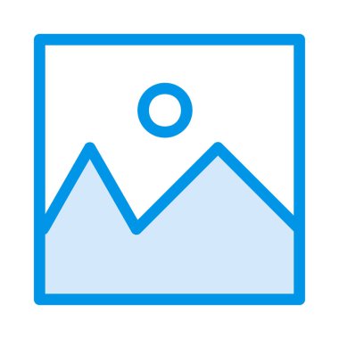 dağ ikonu vektör illüstrasyonu 