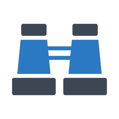 binoküler ikon vektör çizimi 