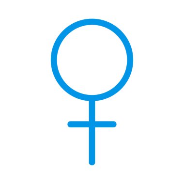 Kadın simge vektör çizim 