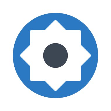 Çörek ikonu vektör illüstrasyonu 