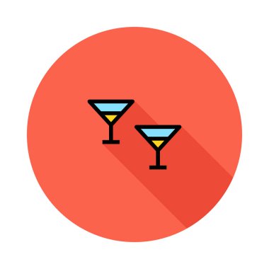 Tatil web renk vektör simgesi