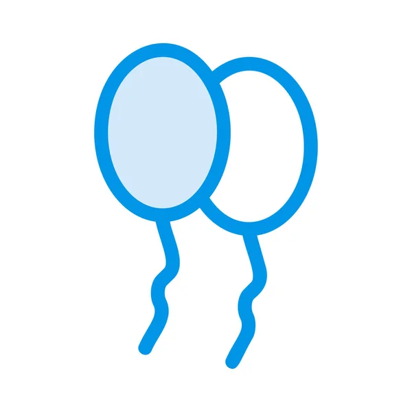Illustration Vectorielle Icône Ballon — Image vectorielle