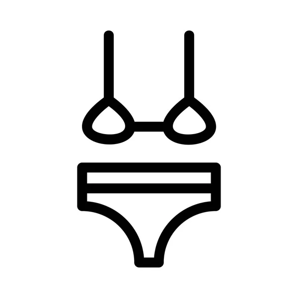 Swimming Suit Icon Vector Illustration — Stock Vector