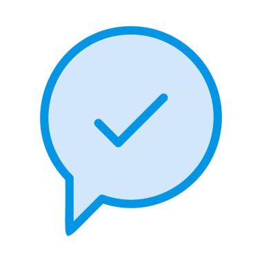 Sohbet masaj simge vektör çizim 