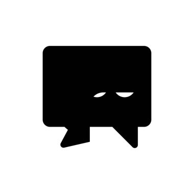 Sohbet masaj simge vektör çizim 