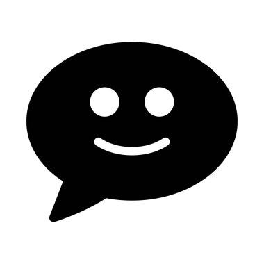 Sohbet masaj simge vektör çizim 