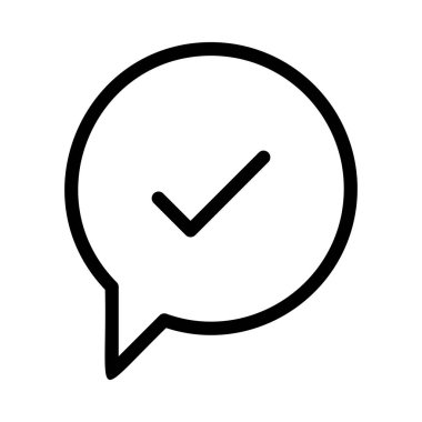 Sohbet masaj simge vektör çizim 