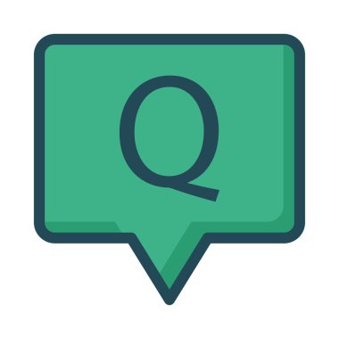 Sohbet mesajı vektör illüstrasyonu 