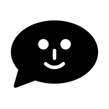 Sohbet mesajı vektör illüstrasyonu 