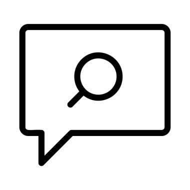 Sohbet mesajı vektör illüstrasyonu 