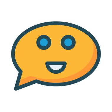 Sohbet mesajı vektör illüstrasyonu 