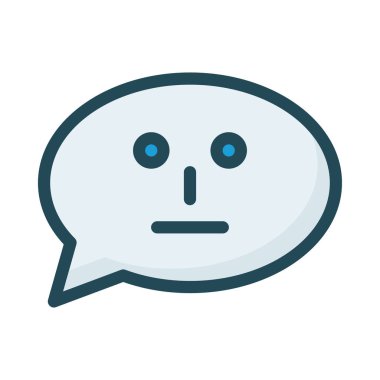 Sohbet mesajı vektör illüstrasyonu 