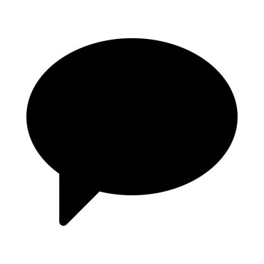 Sohbet mesajı vektör illüstrasyonu 