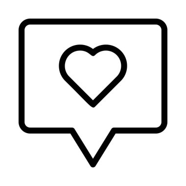 Sohbet mesajı vektör illüstrasyonu 