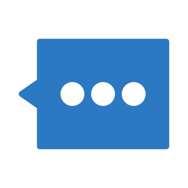 Sohbet mesajı vektör illüstrasyonu 