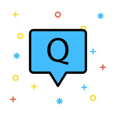 Sohbet mesajı vektör illüstrasyonu 