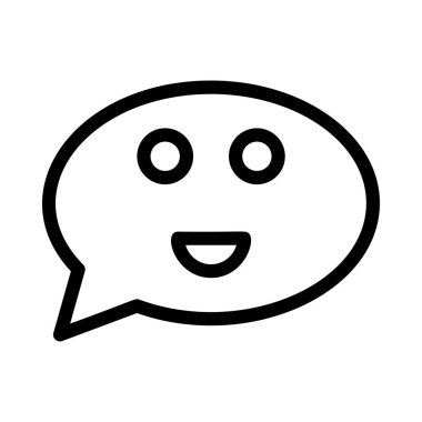 Sohbet mesajı vektör illüstrasyonu 