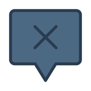 Sohbet mesajı vektör illüstrasyonu 