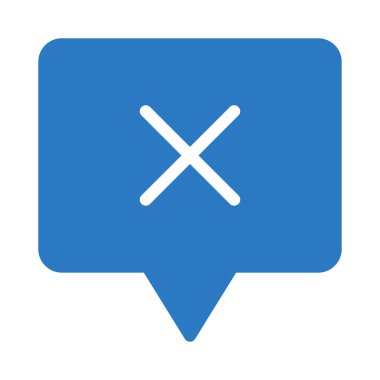 Sohbet mesajı vektör illüstrasyonu 