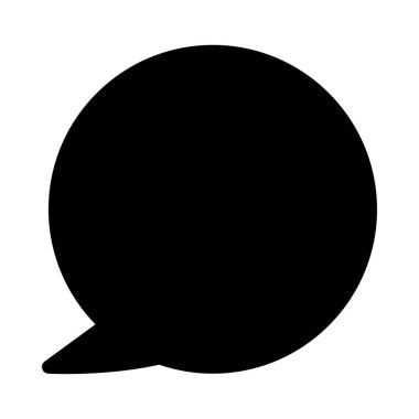 Sohbet mesajı vektör illüstrasyonu 