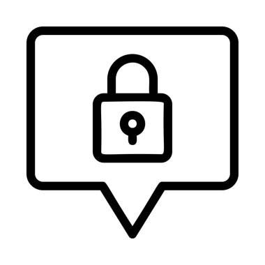 Sohbet mesajı vektör illüstrasyonu 