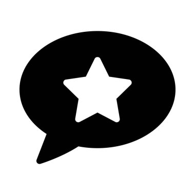 Sohbet mesajı vektör illüstrasyonu 