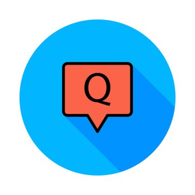 Sohbet mesajı vektör illüstrasyonu 