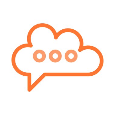 Sohbet mesajı vektör illüstrasyonu 