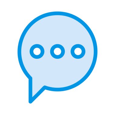 Sohbet mesajı vektör illüstrasyonu 