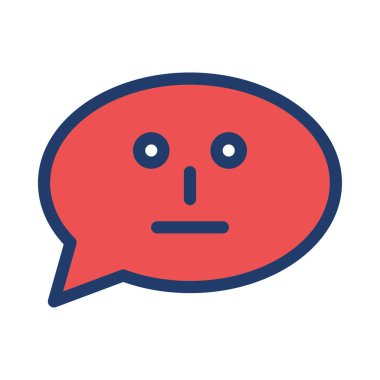 Sohbet mesajı vektör illüstrasyonu 