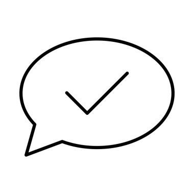 Sohbet mesajı vektör illüstrasyonu 