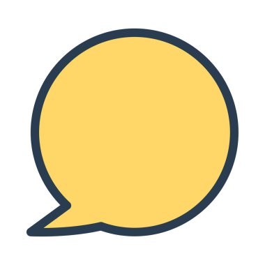 Sohbet mesajı vektör illüstrasyonu 