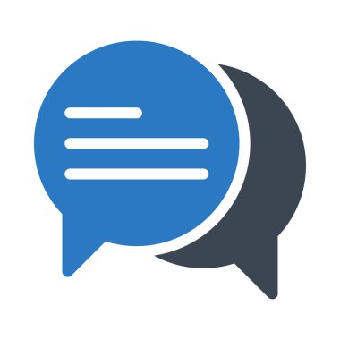 Sohbet mesajı vektör illüstrasyonu 