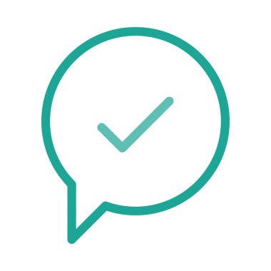 Sohbet mesajı vektör illüstrasyonu 