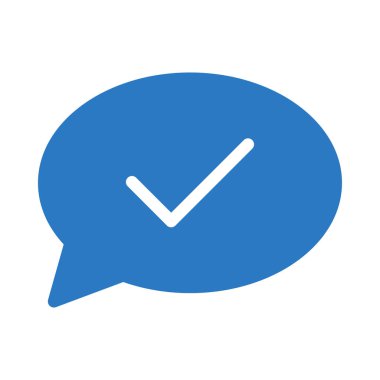 Sohbet mesajı vektör illüstrasyonu 