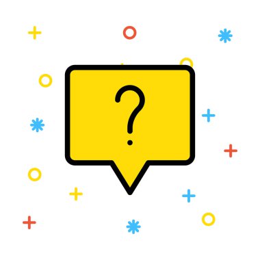 Sohbet mesajı vektör illüstrasyonu 