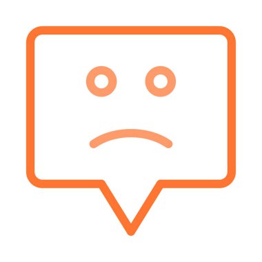 Sohbet mesajı vektör illüstrasyonu 