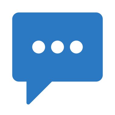 Sohbet mesajı vektör illüstrasyonu 