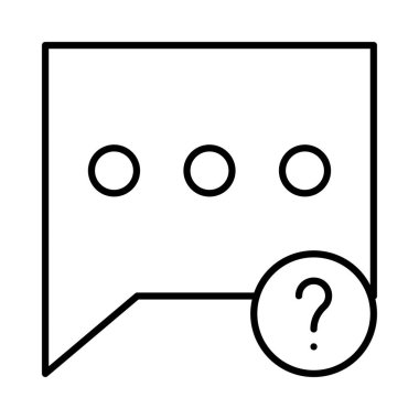 Sohbet mesajı vektör illüstrasyonu 