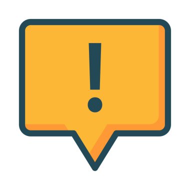 Sohbet mesajı vektör illüstrasyonu 