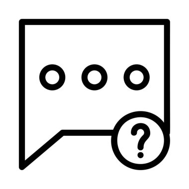 Sohbet mesajı vektör illüstrasyonu 