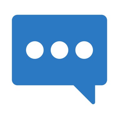 Sohbet mesajı vektör illüstrasyonu 